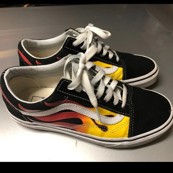 vans flame old skool vans flame old skool